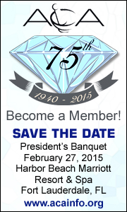 Save the Date - ACA President's Banquet