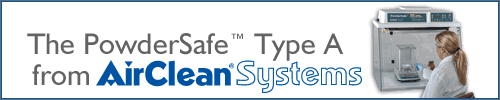 The PowderSafe Type A from Airclean Systems - Not your average balance enclosure.