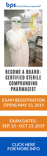 Become a Board-Certified Sterile Compounding Pharmacist