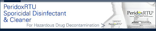 PeridoxRTU Sporicidal Disinfectant for Hazardous Drug Decontamination & Disinfection www.contechealthcare.com