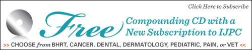 Free Compounding Theme CD with New IJPC Subscription