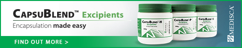 Medisca CapsuleBlend excipients. Encapsulation made easy.