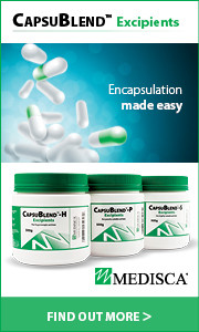 Medisca CapsuleBlend excipients. Encapsulation made easy.