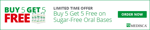 Buy 5 Sugar-Free Oral Bases, Get 5 Free from Medisca for a Limited Time!