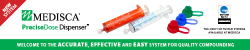 Medisca PreciseDose Dispenser - The only ISO tested syringe. Available at Medisca.