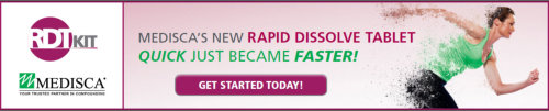 Medisca's New Rapid Dissolve Tablet - Quick just became Faster!