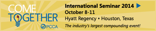 PCCA International Seminar 2014 - Oct 8-11, Houston, TX