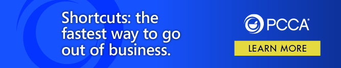 Shortcuts: The fastest way to go out of business. Learn more at www.pccarx.com