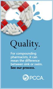PCCA Quality - For compounding pharmacists, it can mean the difference between sink or swim.