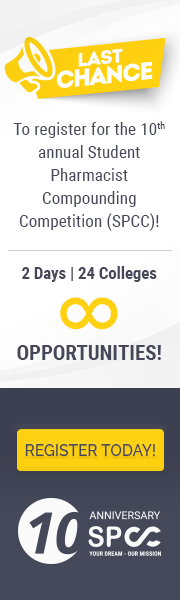 Last Chance to Register for the Student Pharmacist Compounding Competition!