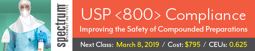 Spectrum USP <800> Compliance - Mar 8, 2019