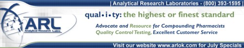 Analytical Research Laboratories - Advocate and Resource for Compounding Pharmacists
