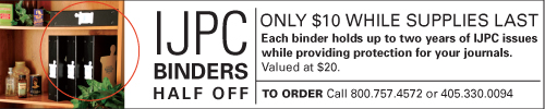 IJPC Binders Keep Your Journals Protected, Handy, and Organized.